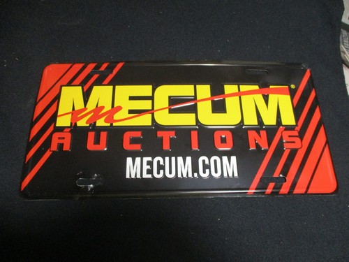 Mecum auto aste targa - targa, insegna