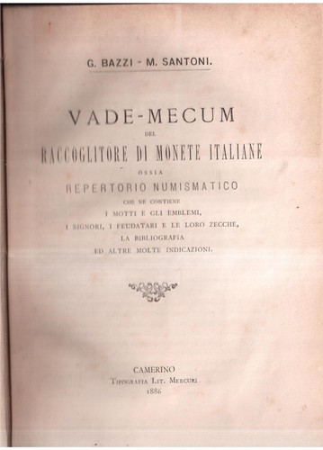 Vade mecum del - raccoglitore, di