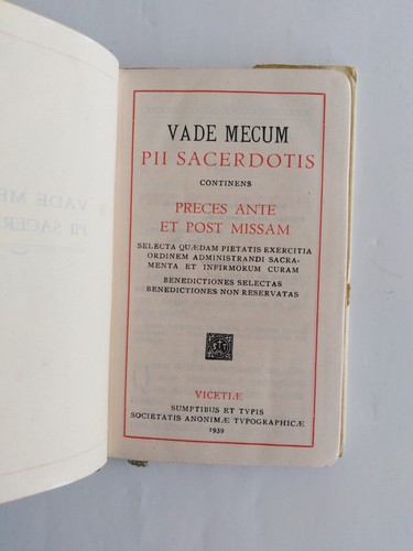 Vade mecum pii sacerdotis