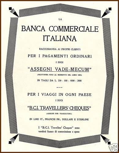 Pubblicita 1930 banca - pubblicita',