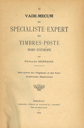 Fernand serrane vade - fernand, du