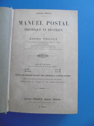 Adrien frault manuel postal - adrien,